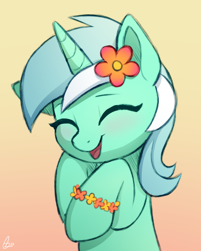     ! My Little Pony, Lyra Heartstrings, Ponyart, , Luminousdazzle