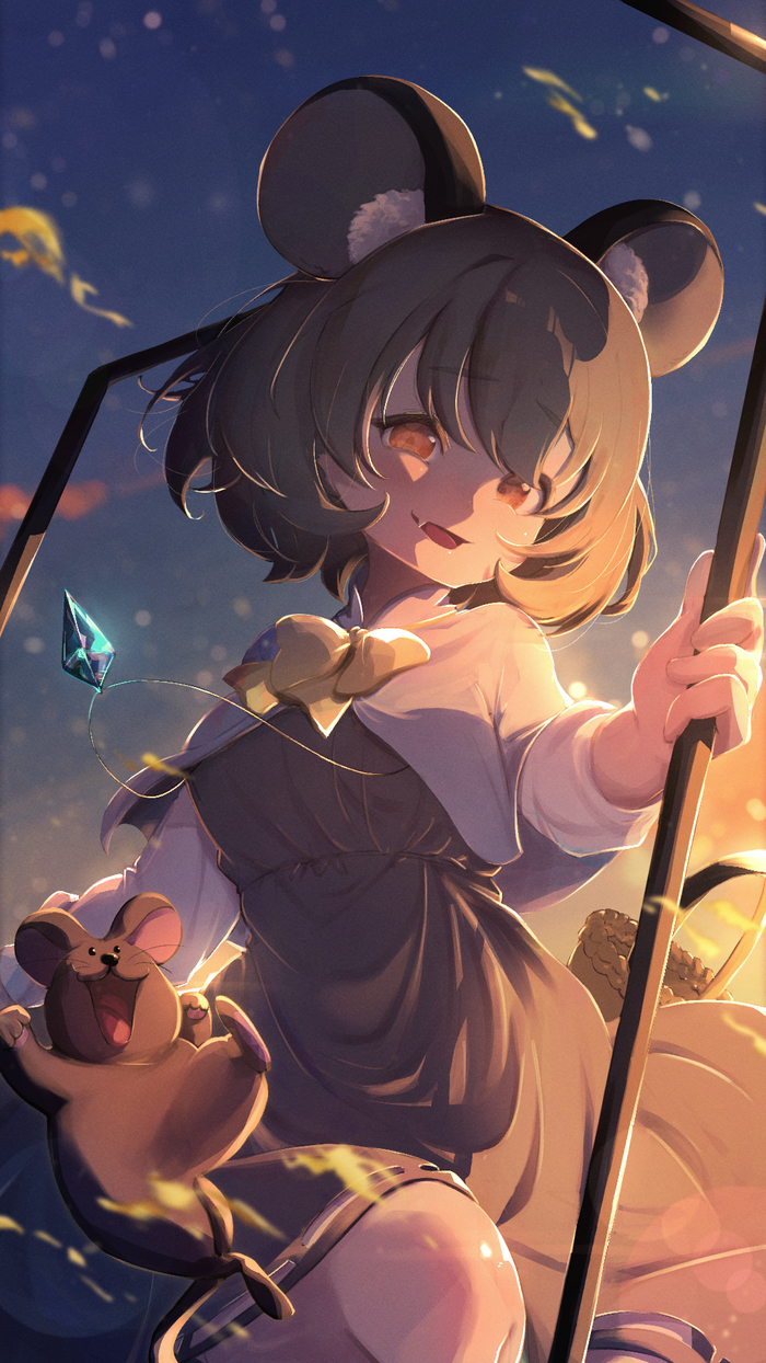  Touhou, Nazrin, Anime Art, , 