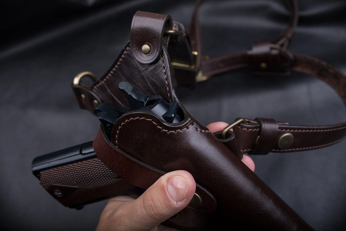 Нагрудная кобура для пистолета Colt 1911 | Пикабу