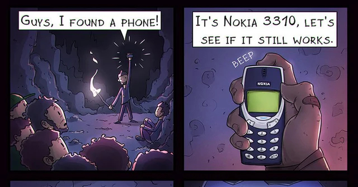 Нокия 3310 не подведёт | Пикабу