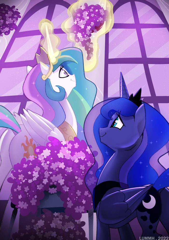    My Little Pony, Ponyart, Princess Luna, Princess Celestia