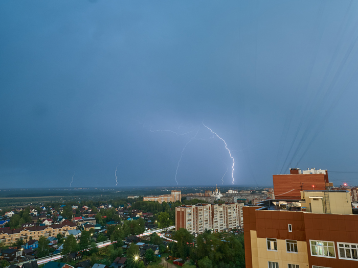 Бушуй, гроза! МЫ жаждем грома. Сыктывкар 25.08.2022г Сыктывкар, Гроза, Молния, Olympus, Природа, Небо, Лига охотников за грозами, Коми, Длиннопост