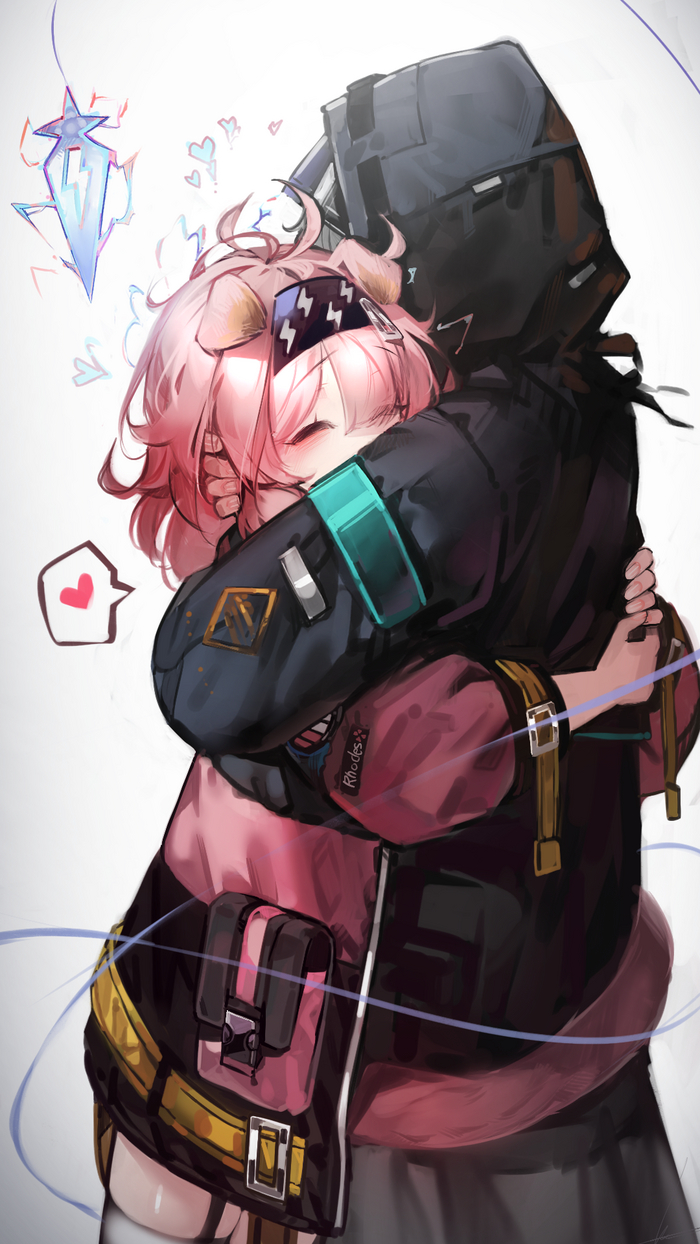  Anime Art, , Goldenglow, Arknights, Animal Ears, Doctor (Arknights), 
