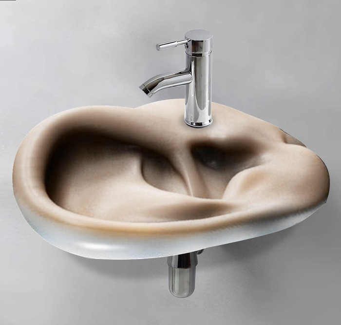 Я придумал. Ушная раковина