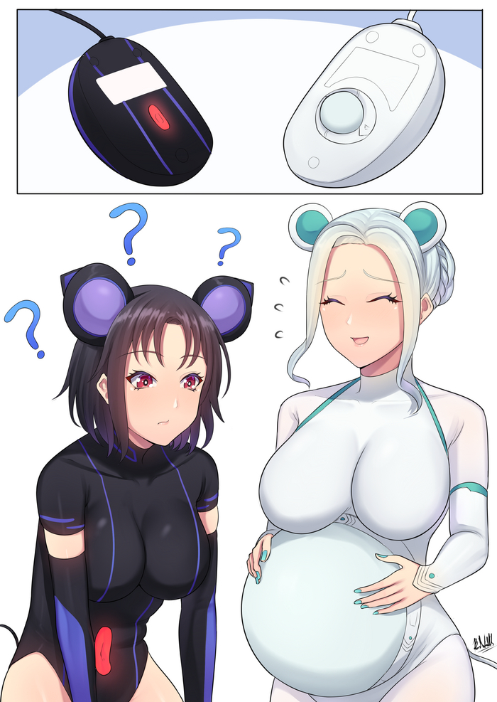 PC Mouse , ,  , , ,  , Anime Art, Original Character, , 