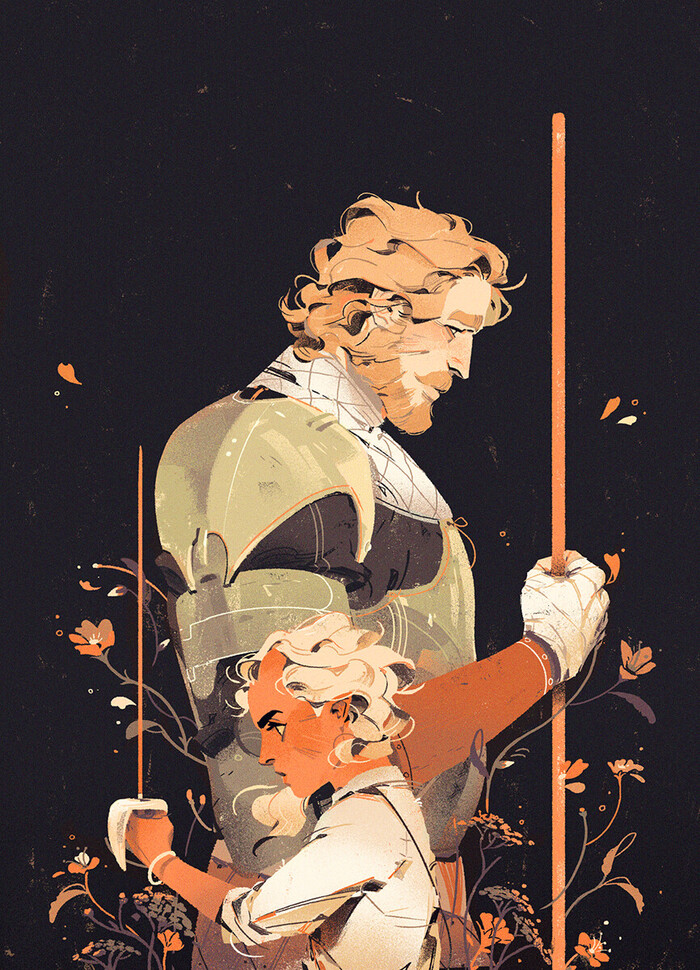 Dad and Daughter , ArtStation, , Dungeons & Dragons