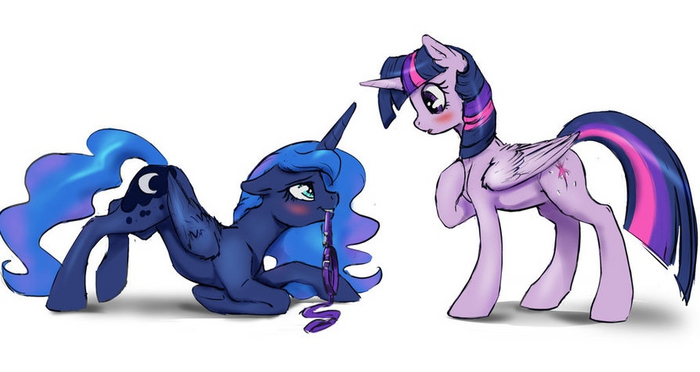   My Little Pony, Princess Luna, Twilight Sparkle, Silfoe, MLP Edge