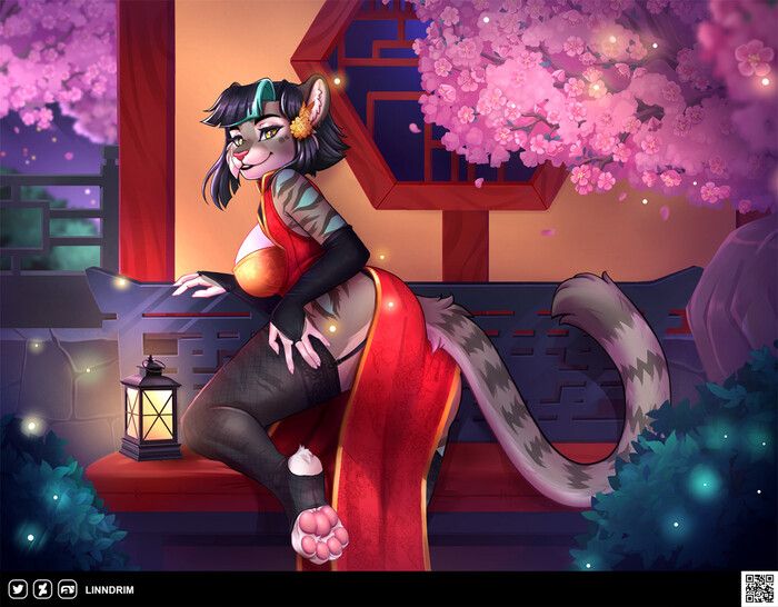 Tigress in the Chinese garden , , Original Character