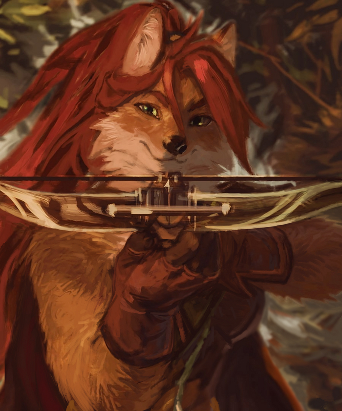 Лисичка с арбалетом