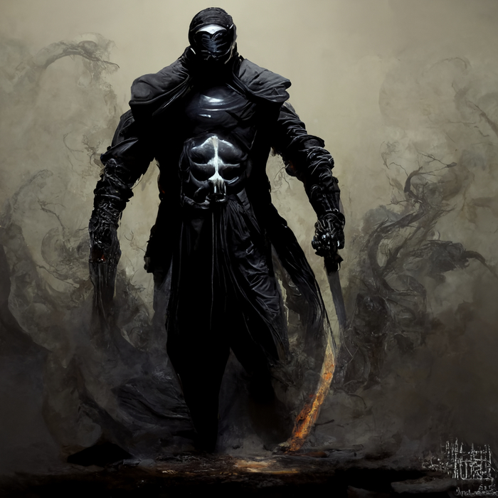 Midjourney. Noob Saibot Mortal Kombat,  ,  