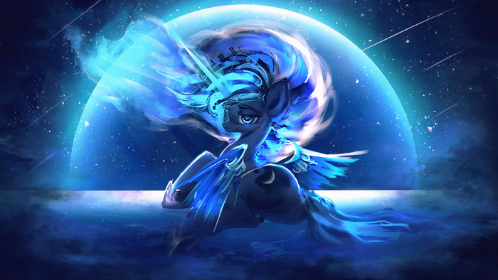    My Little Pony, Ponyart, Princess Luna, MLP Edge