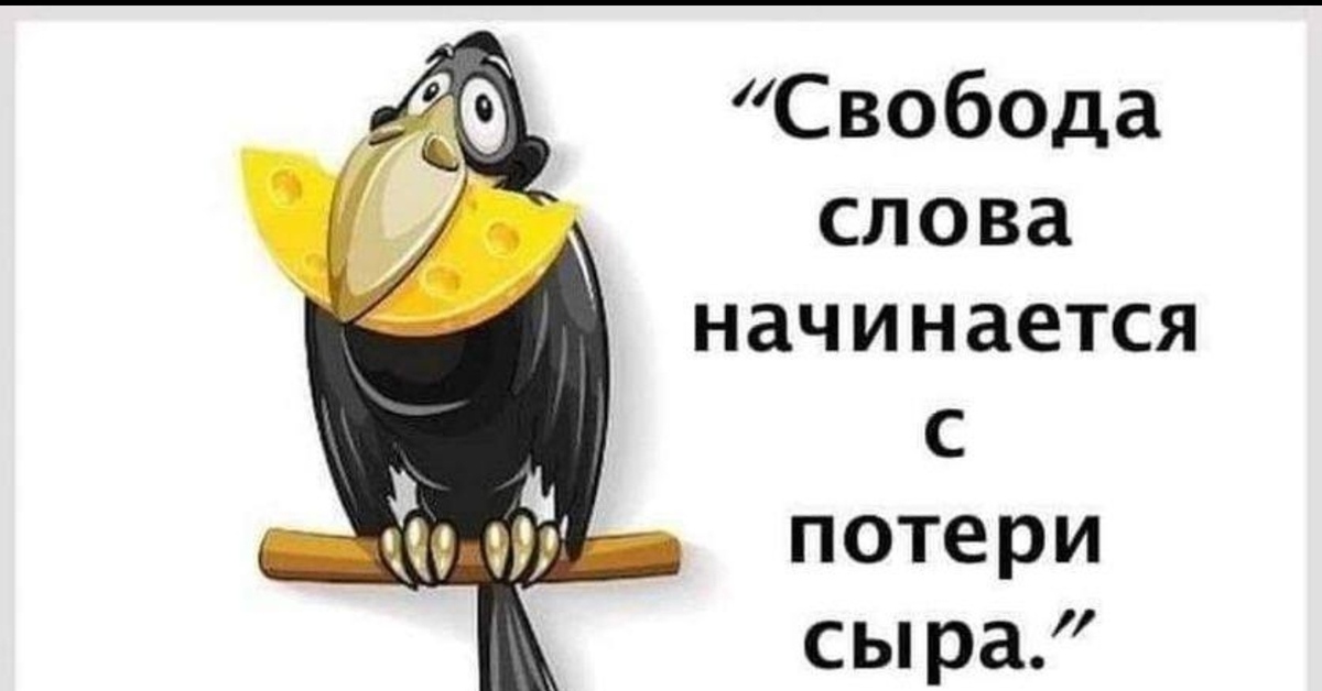 Ворона любит сыр. Потеря сыра начинается со свободы. Срисовка ворона с сыром. Картинка Свобода слова начинается с потери сыра. Ворона мультяшная.