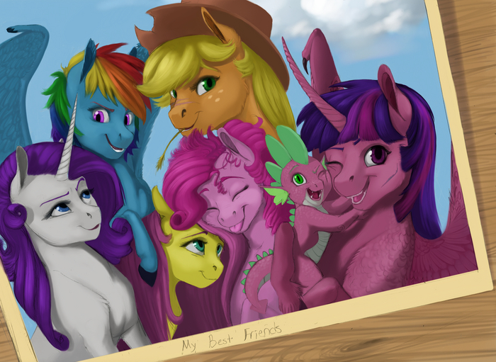   My Little Pony, Twilight Sparkle, Fluttershy, Pinkie Pie, Applejack, Rainbow Dash, Rarity, Spike