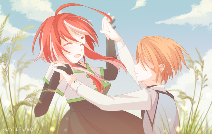 Osteford - Itorio Fransuaza and Felex Dio Anime Art, Original Character