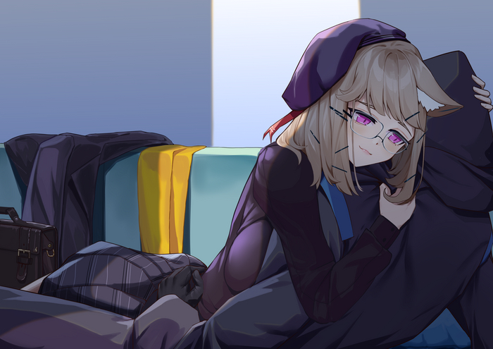 Arknights operators , Anime Art, Arknights, Utage (Arknights), Roberta (Arknights), Texas (Arknights), Lappland, Mlynar, Akafuyu, Mostima, , 