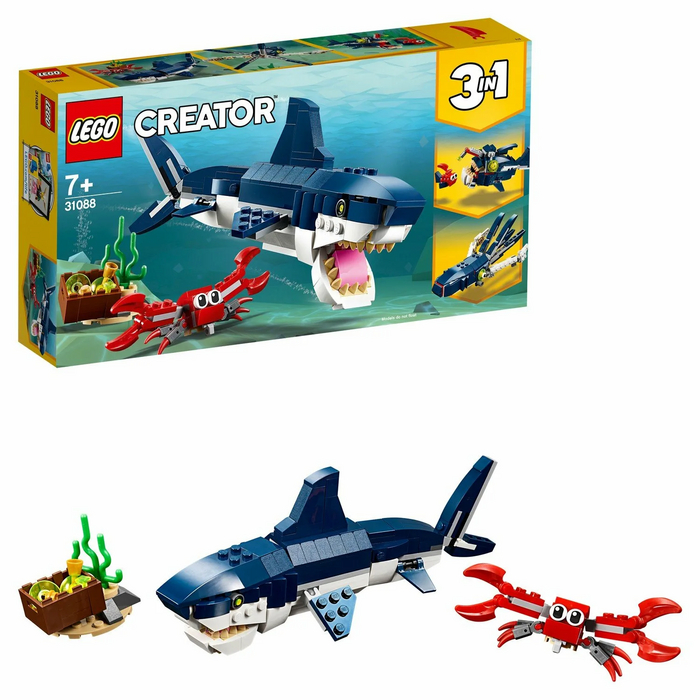 Моя мини-коллекция сборных лего-акулов Конструктор, LEGO, Коллекция, Коллекционирование, Акула, Длиннопост