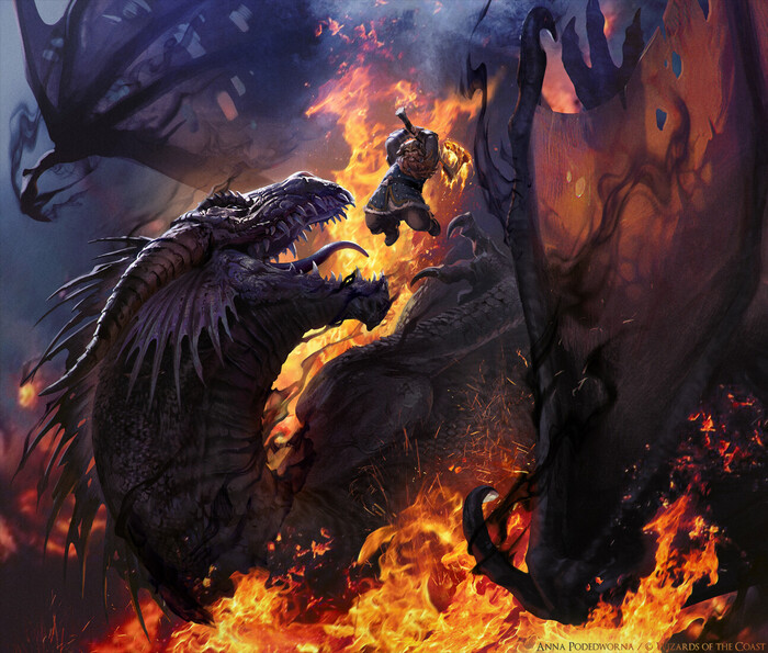 Battle with the dragon , ArtStation, , , , 