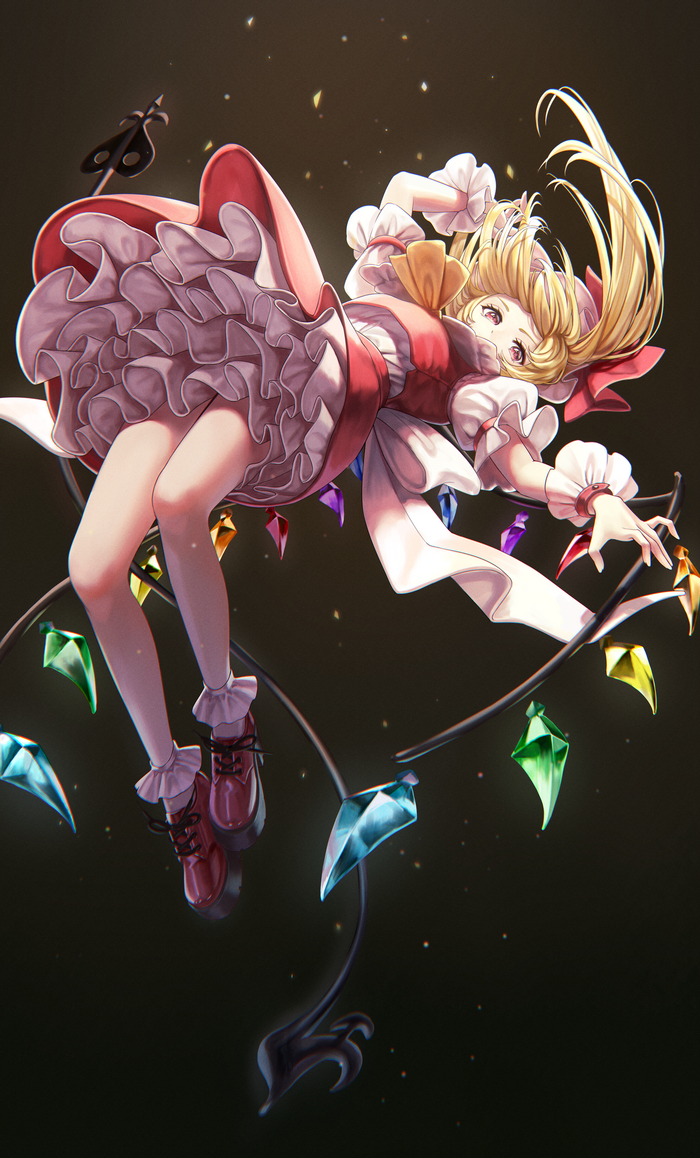 Flandre Scarlet Anime Art, Аниме, Flandre Scarlet, Touhou