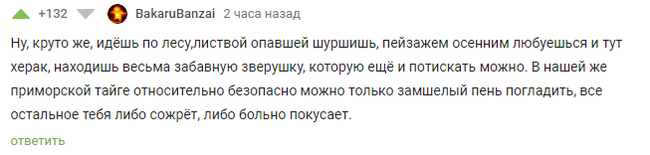 Ответ на пост «Поймал мужик опоссума»
