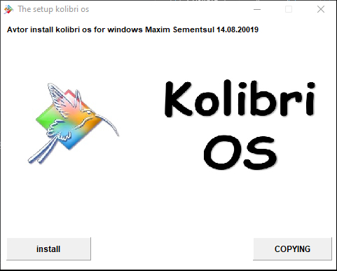 KolibriOS for Windows