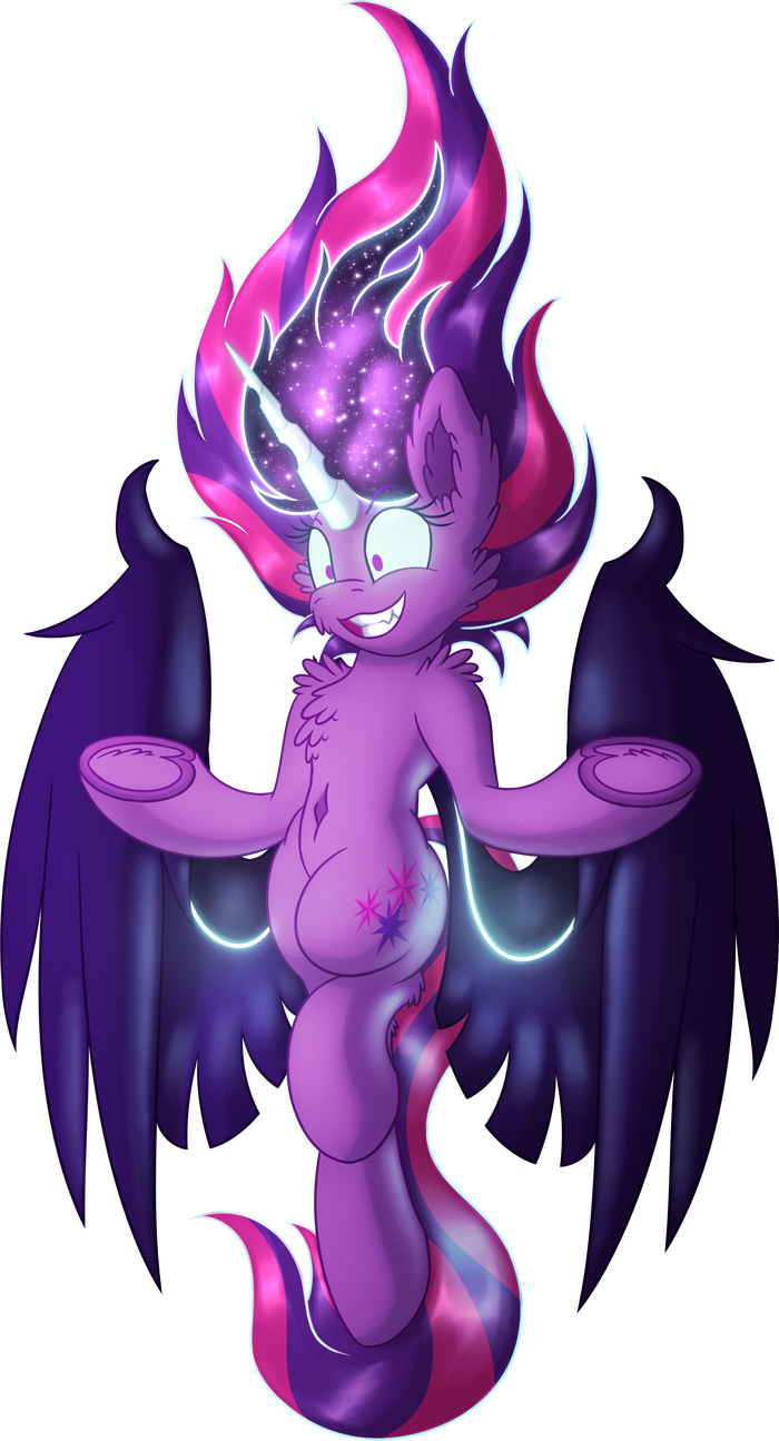   My Little Pony, Ponyart, Twilight Sparkle, Midnight Sparkle, Shad0w-galaxy