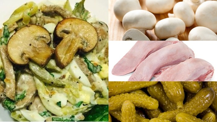 Салат со свиным языком и грибами Рецепт, Кулинария, Салат, Видео рецепт, Приготовление, Видео, YouTube