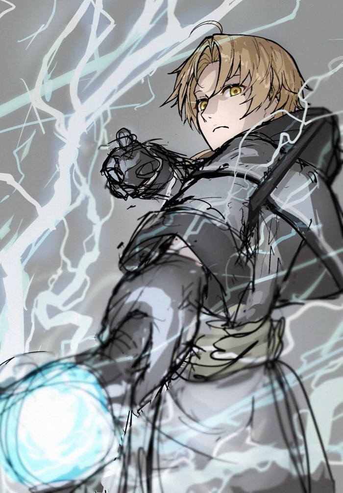     , , Anime Art, Mushoku tensei, Rudeus Greyrat
