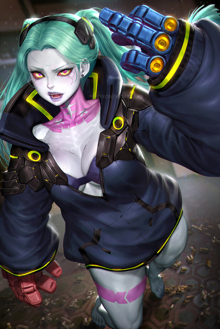 Rebecca , ArtStation, , Cyberpunk: Edgerunners, Rebecca (Edgerunners), Anime Art, NeoArtCorE