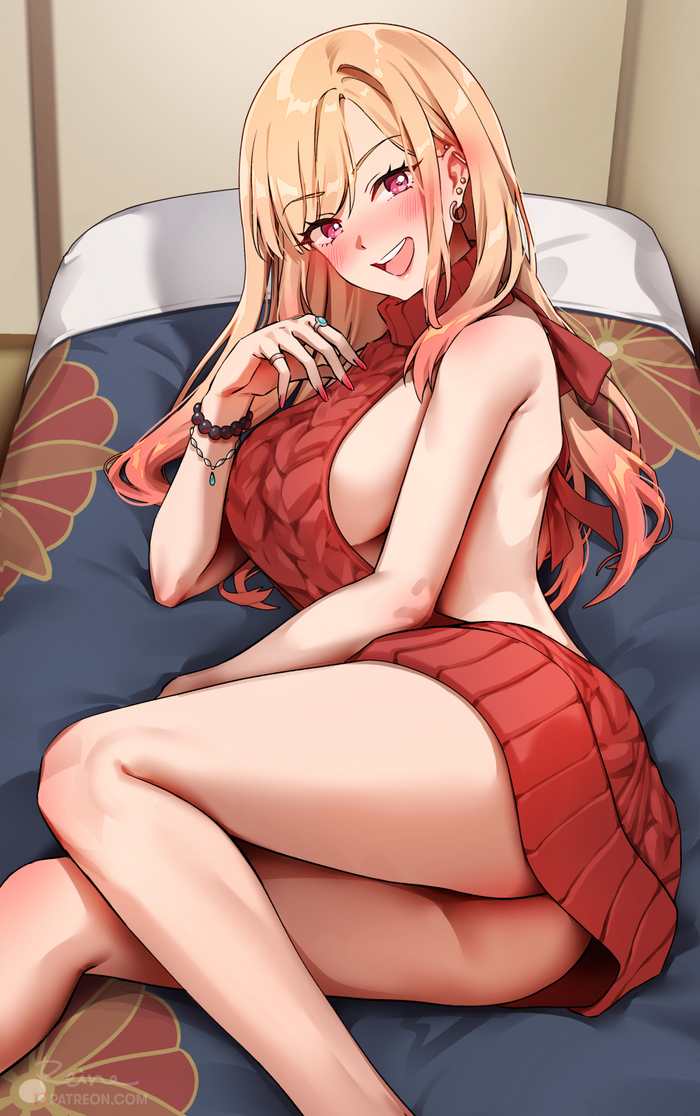 Marin Kitagawa Anime Art, , Sono bisque Doll wa koi wo suru, Marin Kitagawa, Virgin killer sweater, Foxyreine