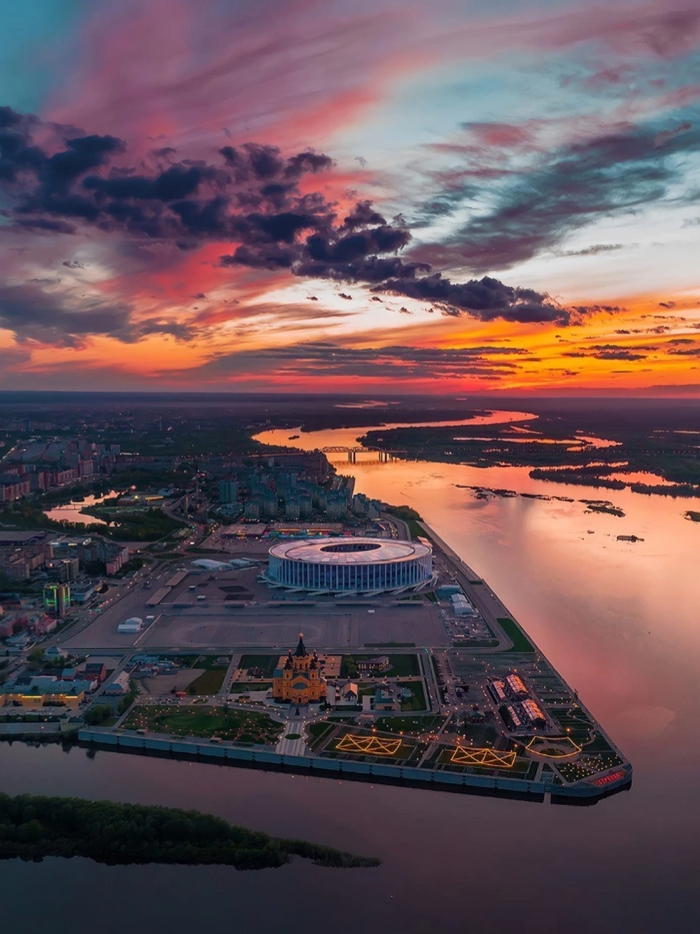 Закаты в нижнем новгороде фото