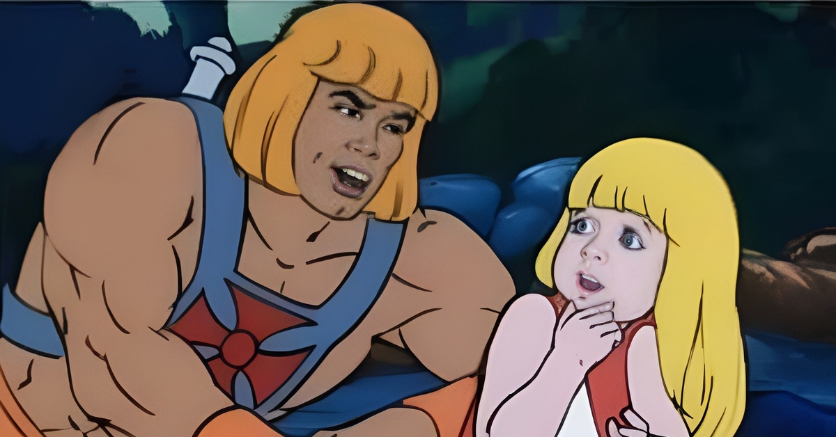 He s man. Меч Химена. Химен Мем. Хи мен и девочка. He man мемы.