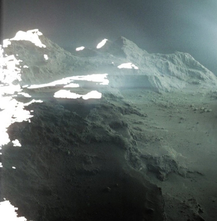 Горы на поверхности кометы 67P/Чурюмова — Герасименко Астрономия, Комета Чурюмова-Герасименко, Горы