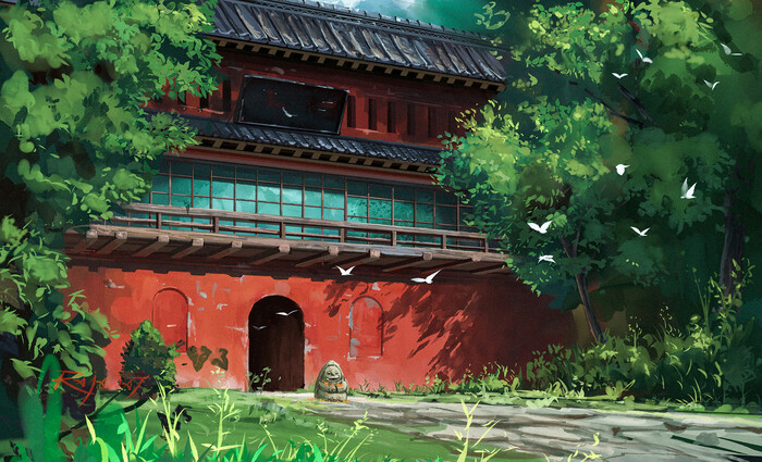    Ghibli , Anime Art, , Studio Ghibli, Surendra Rajawat,  ,  ,    , Coquelicot-zaka kara, , 