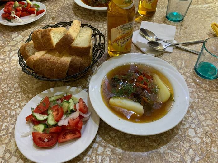Прогулки по Грозному - Местная кухня Салат, Закуска, Мясо, Кулинария, Город Грозный, Чечня, Фотография, Еда, Национальная кухня, Длиннопост