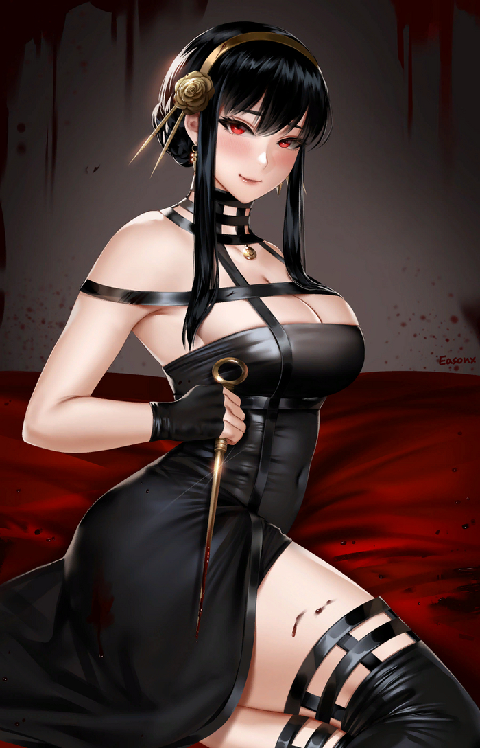 Yor Anime Art, , Spy X Family, Yor Forger, Easonx