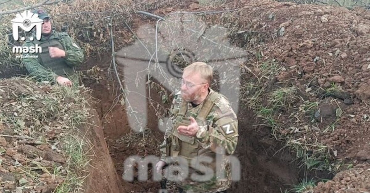 Бесогон в окопах. Современные окопы.