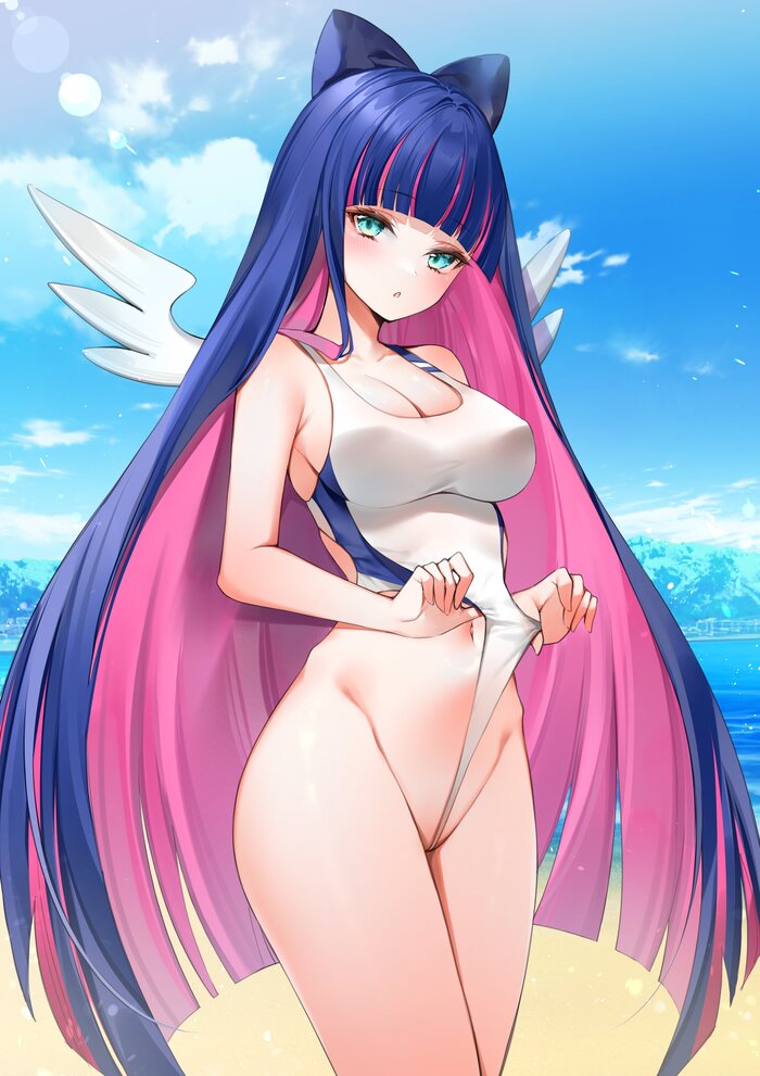 Stocking , Anime Art, Panty Stocking with Garterbelt, Stocking Anarchy, Yukineko1018, ,  , 