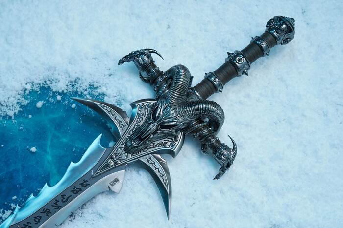 Blizzard открыли предзаказы на 125-сантиметровый Фростморн из Warcraft Меч, World of Warcraft, Зима, Blizzard, Длиннопост