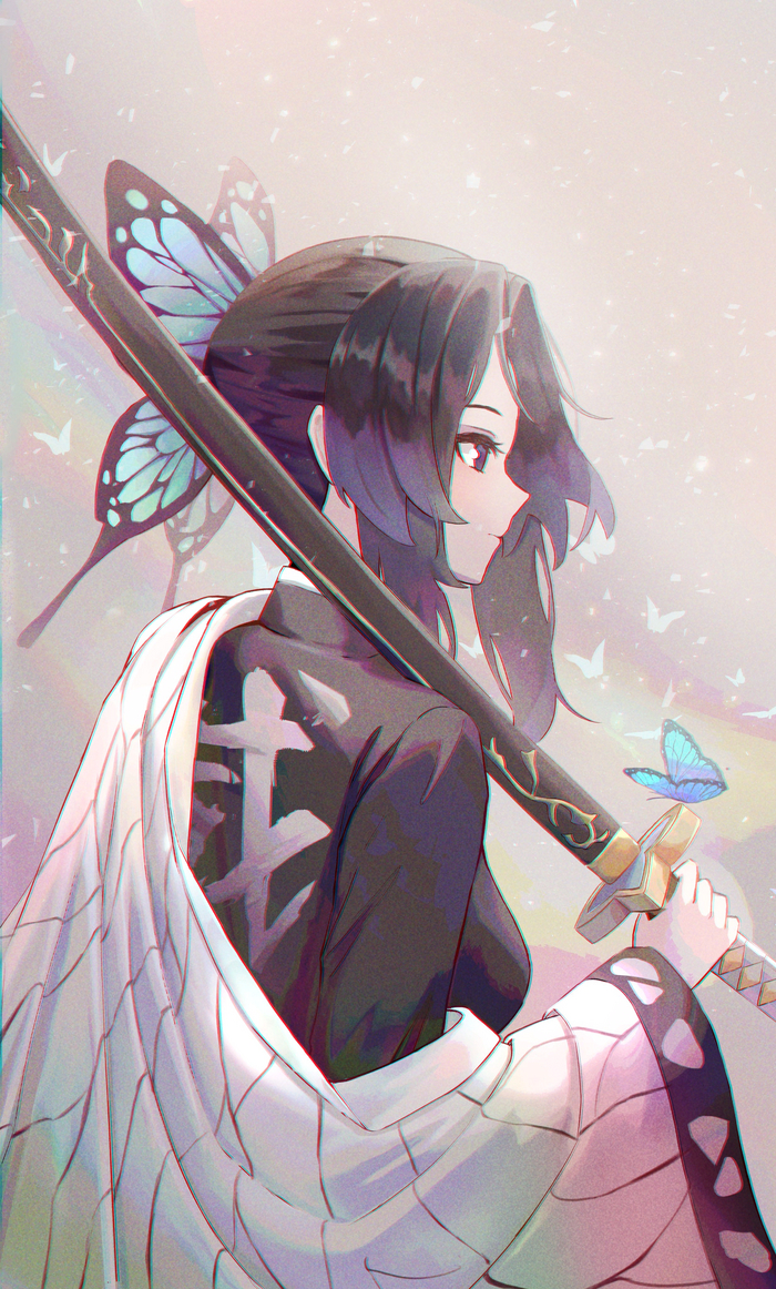  Kimetsu No Yaiba, Anime Art, , Kochou Shinobu