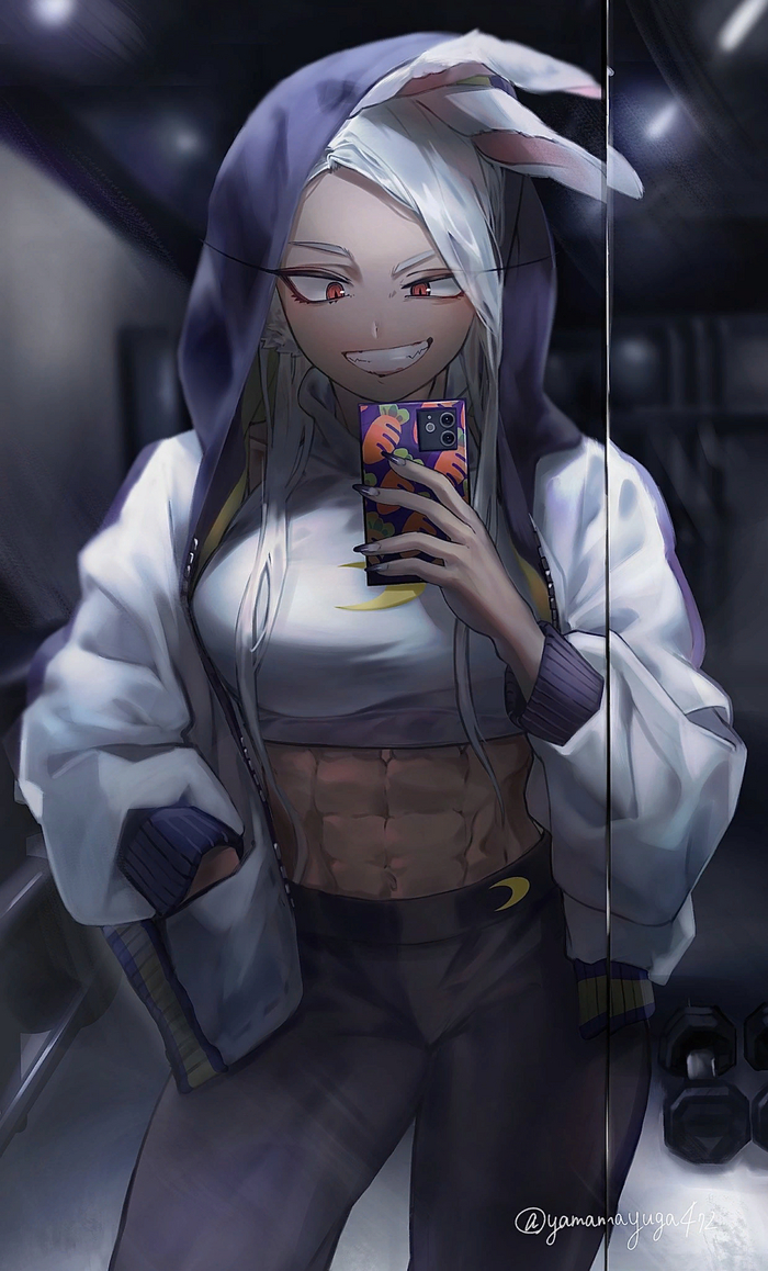  Boku no Hero Academia, Anime Art, , Miruko, Animal Ears