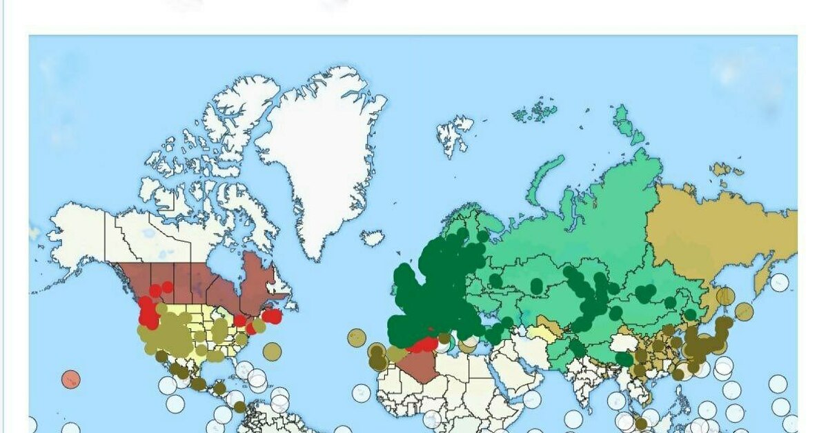 Карта муравьев россии