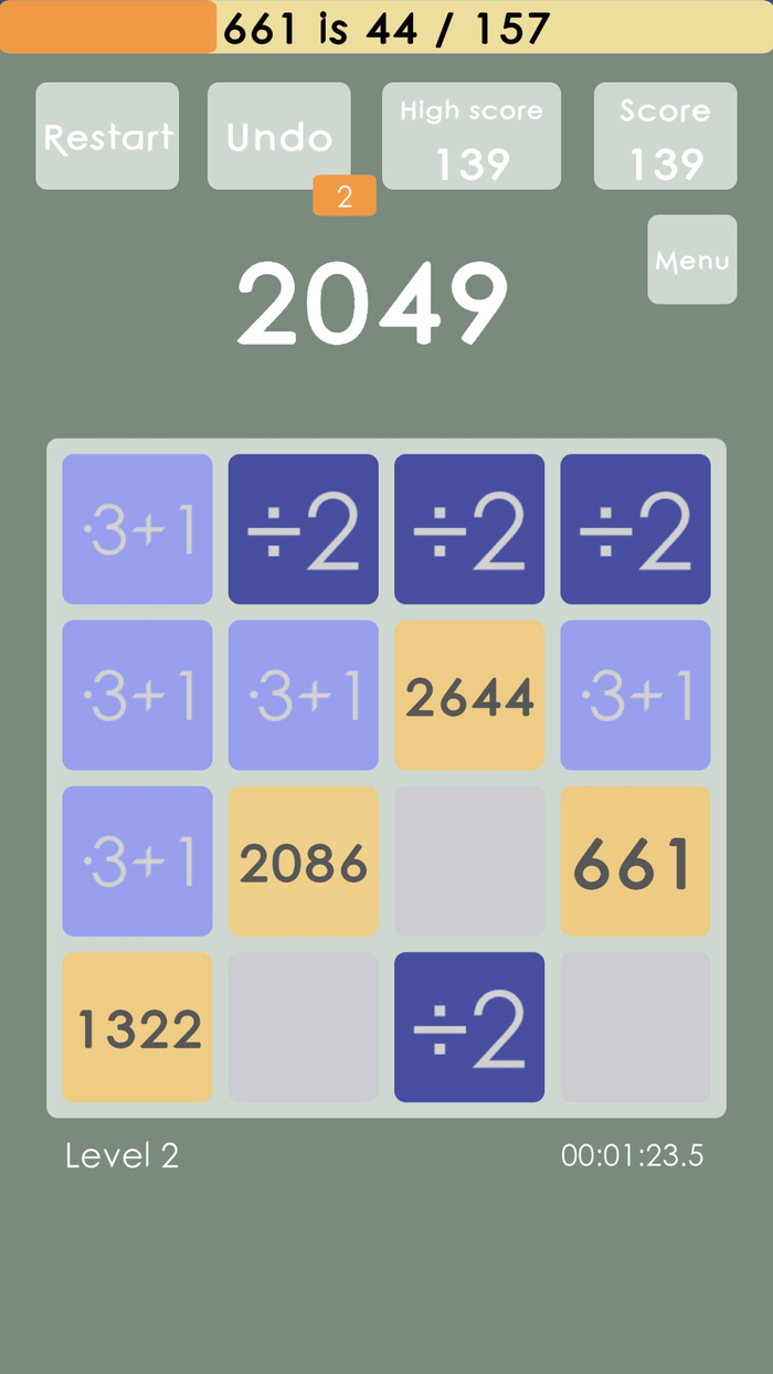 2049 - 2D игра-головоломка, созданная в Unity Инди игра, Инди, Unity, Gamedev, Разработка, Google Play, Android, 2048, Последовательность, Длиннопост