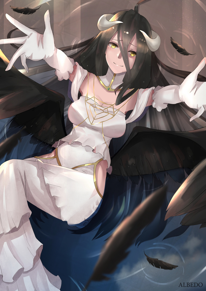  , , Anime Art, Overlord, Albedo (Overlord), ,   