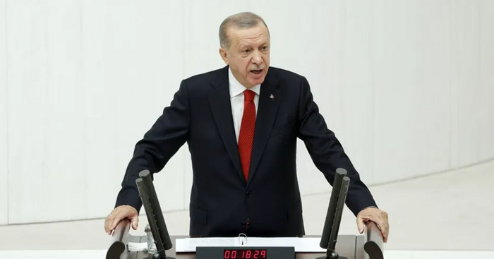 Эрдоган вновь пригрозил заблокировать заявку Швеции и Финляндии на членство в НАТО Политика, Финляндия, Швеция, Реджеп Эрдоган, Турция, НАТО, Перевел сам