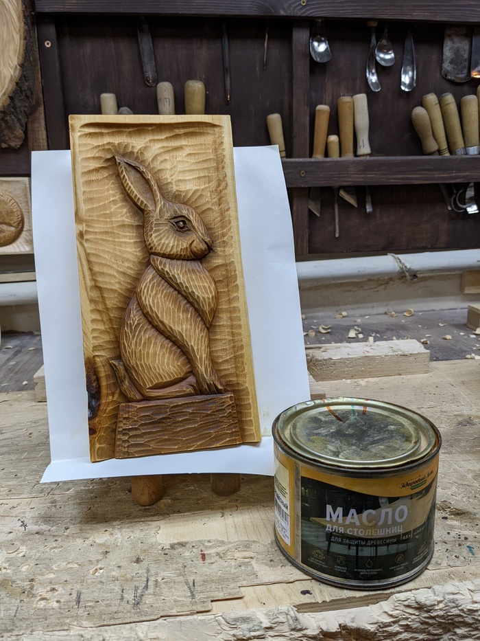 Мастер класс панно кролик для новичков. За 2 часа Работа с деревом, Декор, Панно, Заяц, Резьба по дереву, Мастер, Мастер-класс, Кружок, Изделия из дерева, Скульптура, Поделки, Подарки, Пятничный тег моё, Интерьер, Для начинающих, Своими руками, Видео, Длиннопост, Рукоделие, Дерево, Рукоделие с процессом