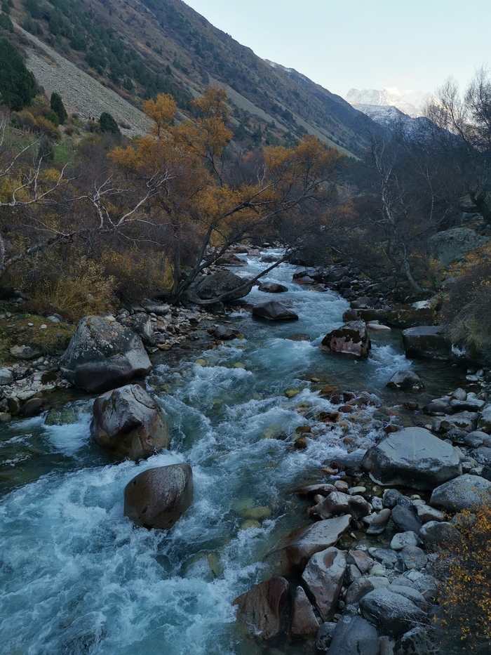 Кыргызстан Горы, Кыргызстан, Природа, Горная река, Длиннопост