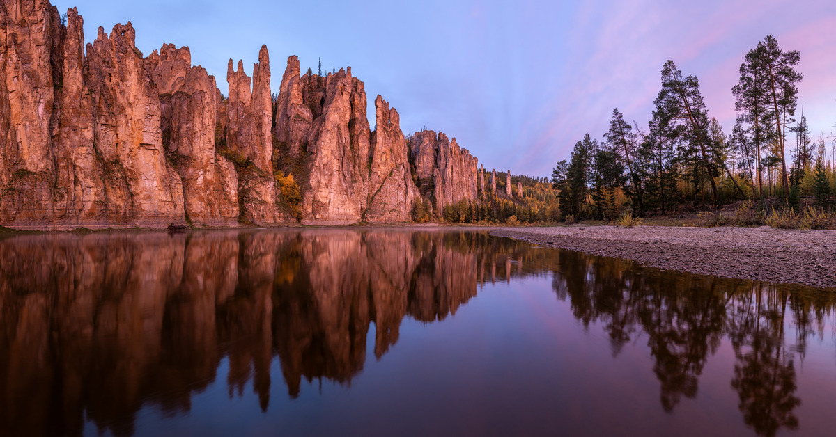 Якутия фотографии. Синские столбы.