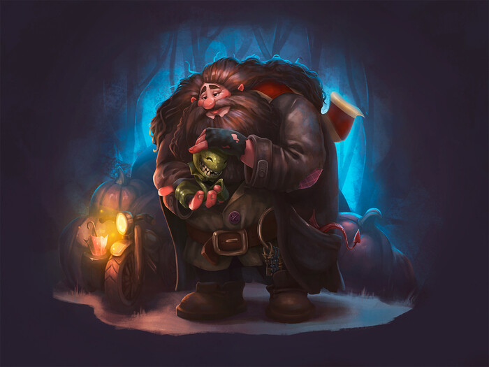 Rubeus Hagrid , ArtStation,   ,  , ,  , , 