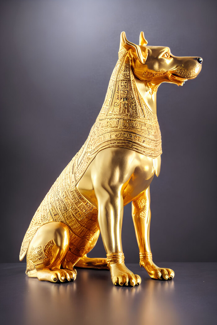 Верный друг. В золоте. Египетском