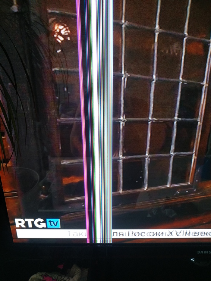 Дефект на экране тв